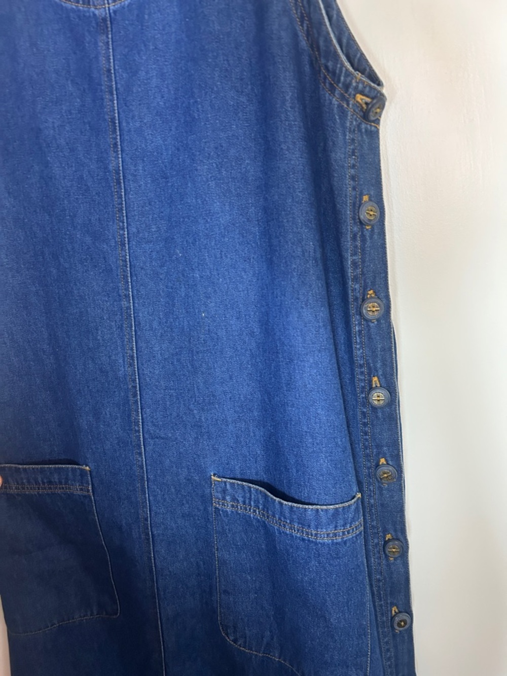Vintage Denim Maxi Dress - Picture 4 of 6